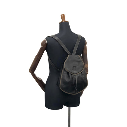 LOEWE Anagram Backpack Black Vintage 53w2pp