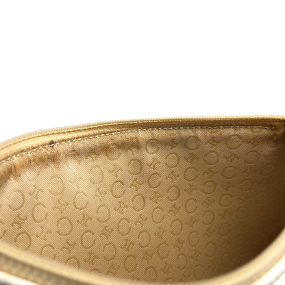 CELINE Macadam Small Handbag Pouch White Vintage e2s6ad