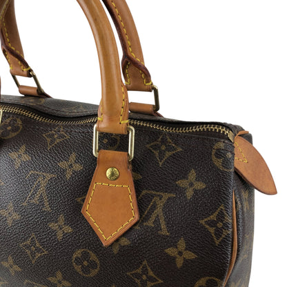 LOUIS VUITTON Monogram Small Boston bag Handbag Brown Vintage szn2aw