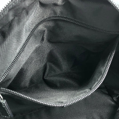 GUCCI Sherry Line GG Canvas Leather Handbag Black Vintage gjg75f