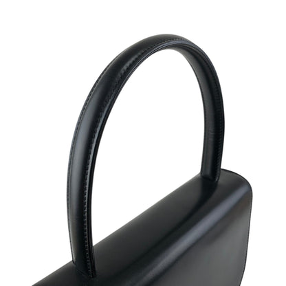 CELINE Starball Top Handle Handbag Black Vintage idde2j