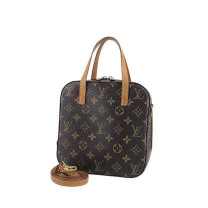 LOUIS VUITTON Monogram Two-way Handbag Shoulder bag Brown Vintage uvzzvg