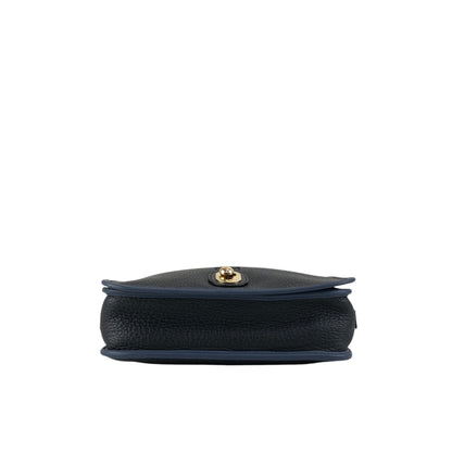 LOEWE Anagram Shoulder bag Navy×Black Vintage r7bby7