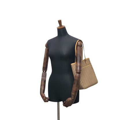 Christian Dior Trotter Handbag Totebag Beige Vintage tniizt