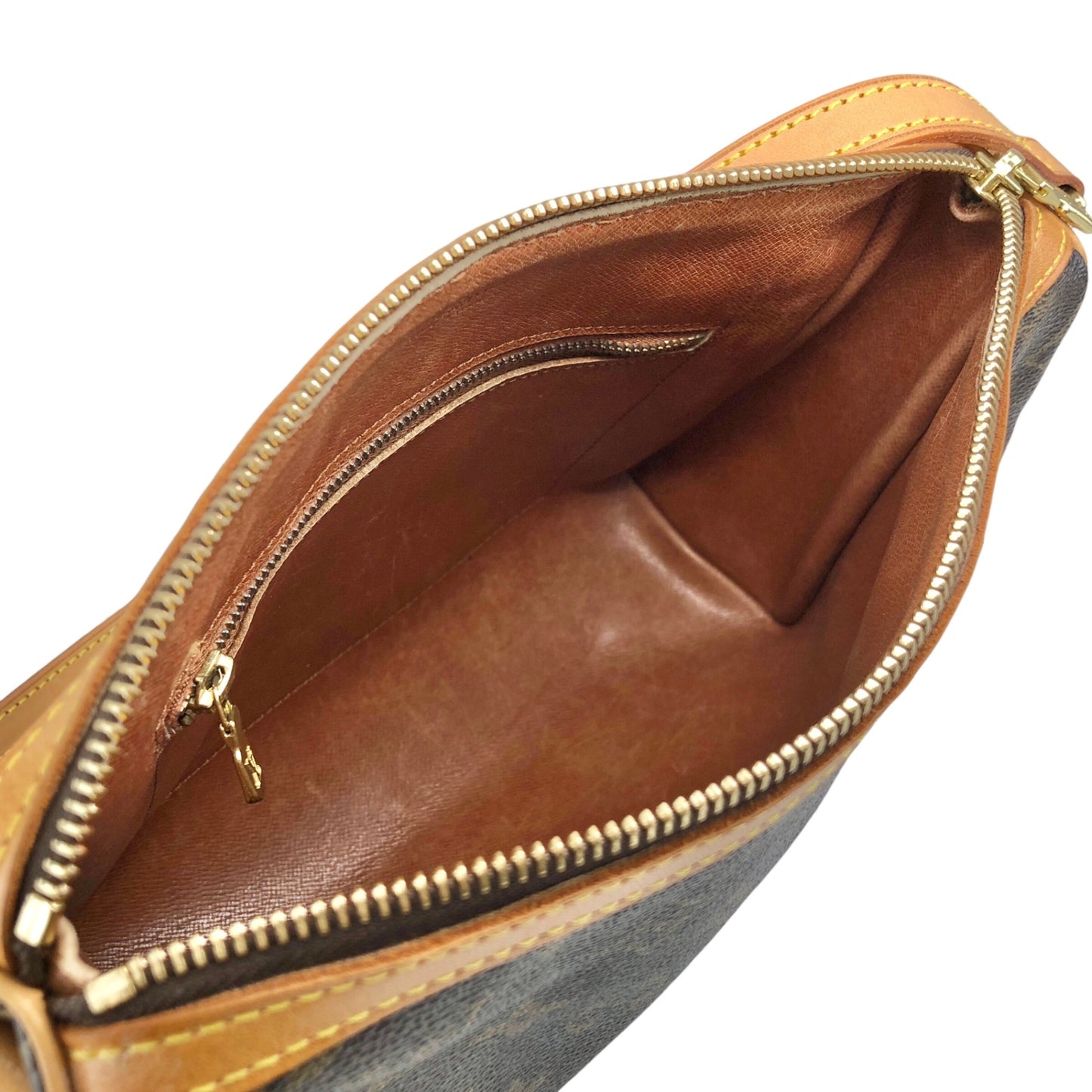 LOUIS VUITTON Monogram Shoulder bag Brown M51348 Vintage u4mwdk