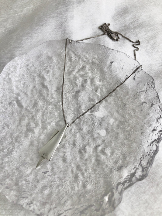 GUCCI Necklace Silver Vintage dw65t6