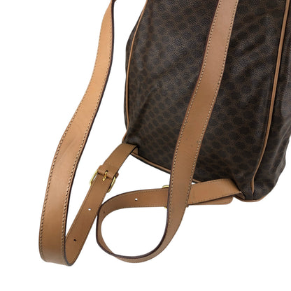CELINE Macadam Gancini Backpack Brown Vintage sgrzzt