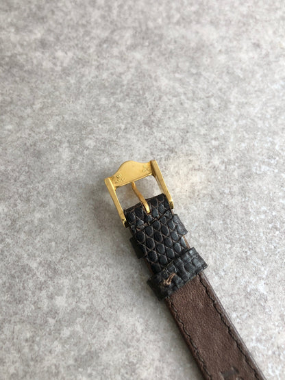 GUCCI Quartz Watch Brown×Gold Vintage cfa68u