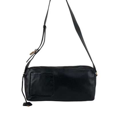 PRADA Padlock Shoulder bag Black Vintage thx6f8