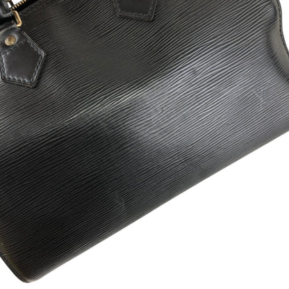LOUIS VUITTON Epi Small Boston bag Handbag Black Vintage abz8nz