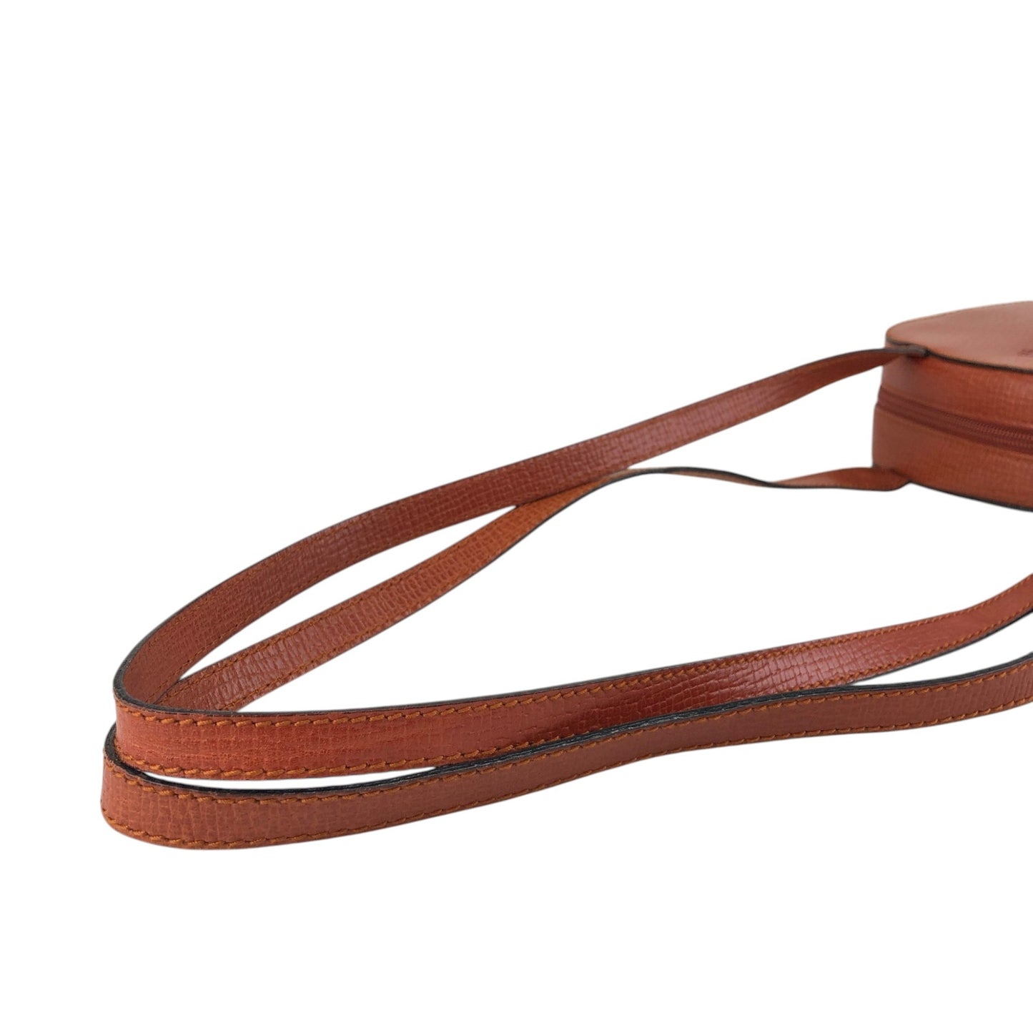 LOEWE Logo Embossed Shoulder bag Brown Vintage hhdfi4