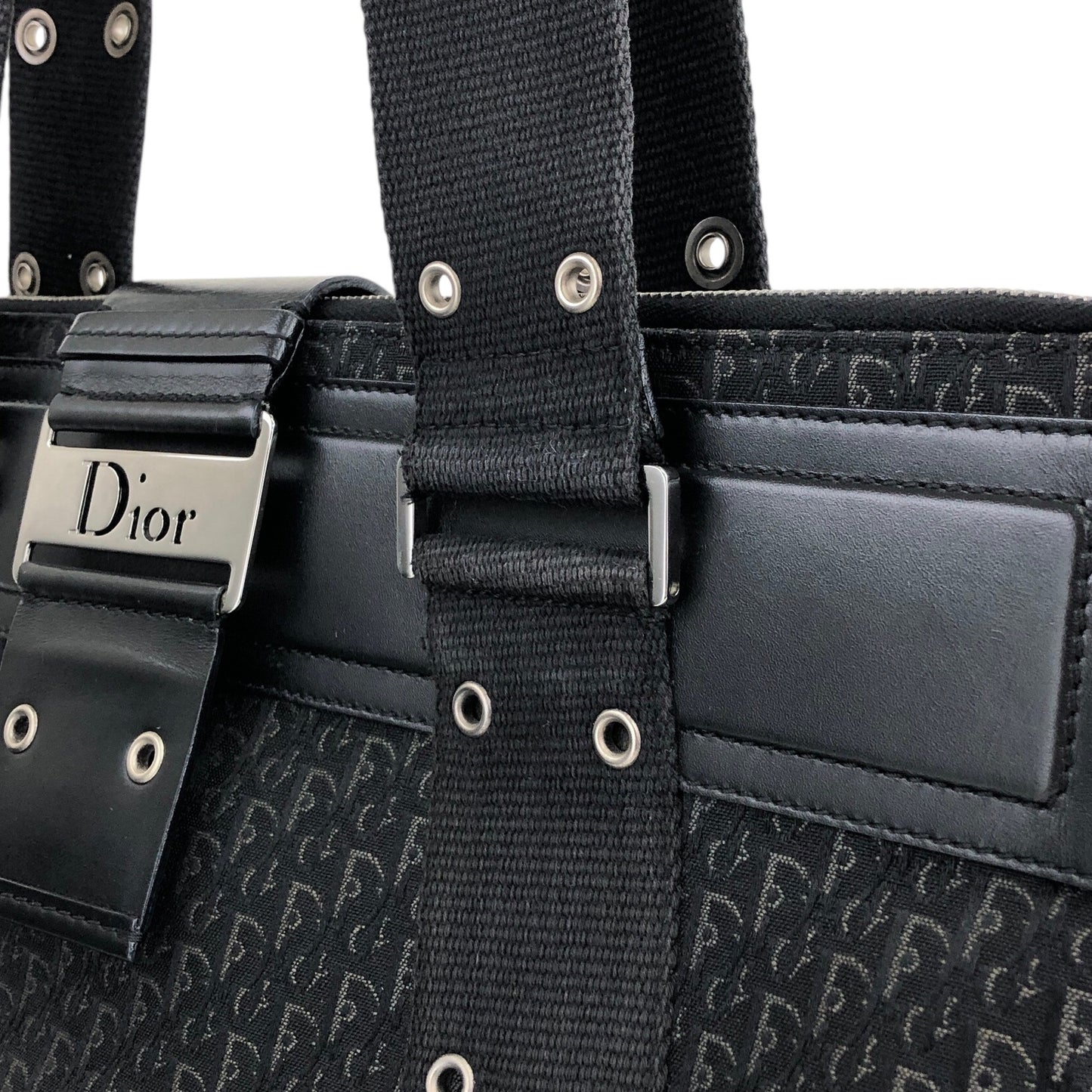 Christian Dior Street Chic Logo Totebag Black Vintage vpzvni