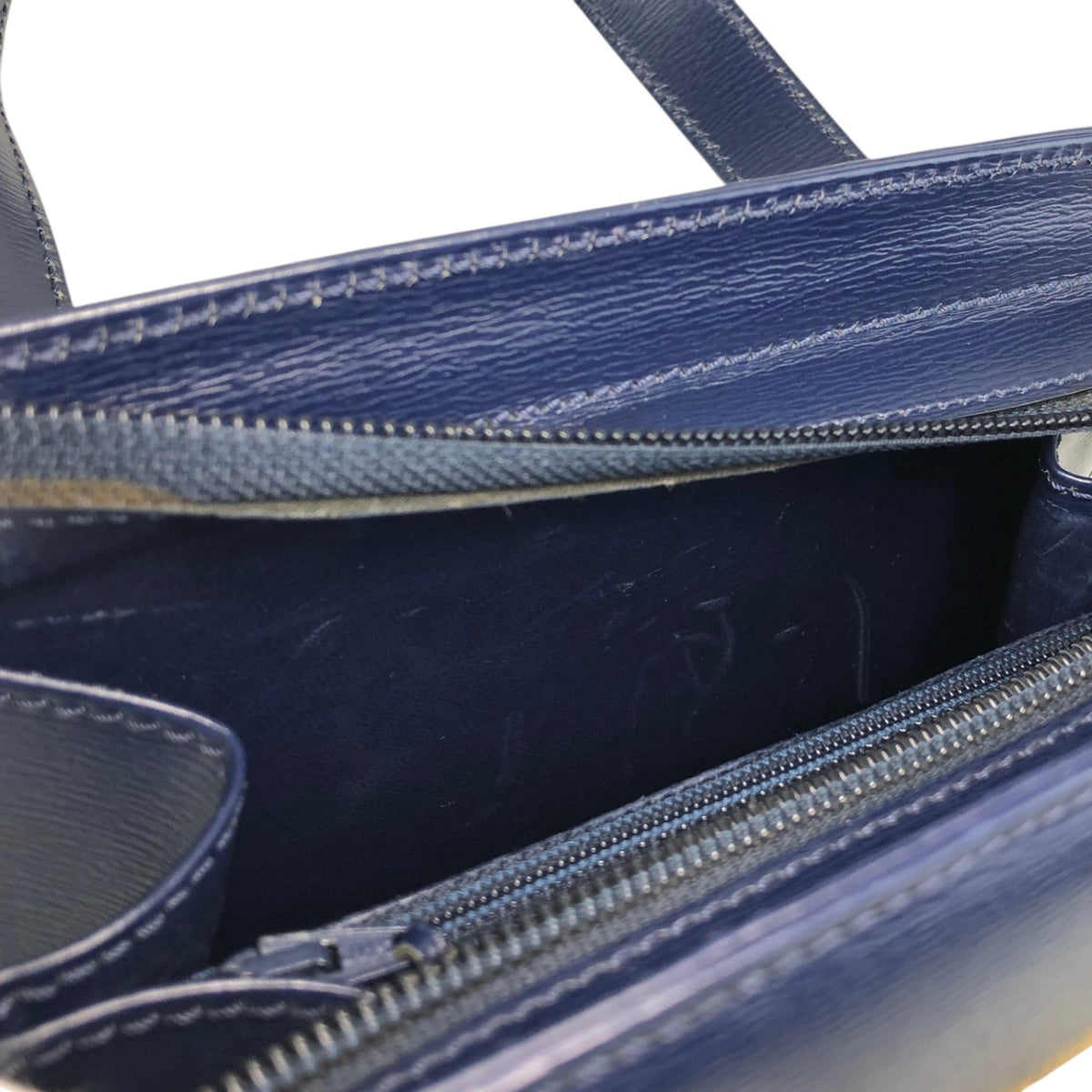 Christian Dior Logo Handbag Navy Vintage tx5uyv