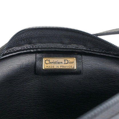 Christian Dior CD Logo Shoulder bag Black Vintage uh6gdz