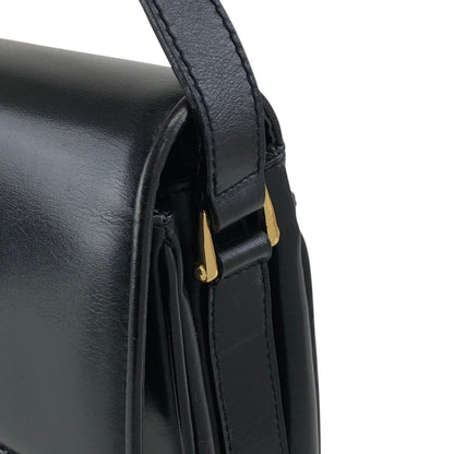 CELINE Triomphe Shoulder bag Black Vintage igefky