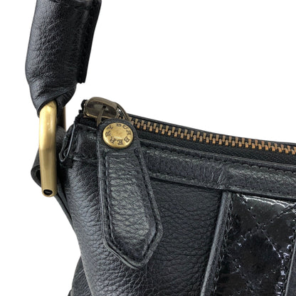 BURBERRY Logo Shoulder bag Black Vintage 7rnpei