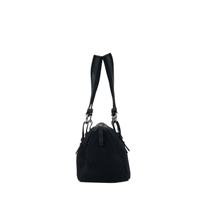 Yves Saint Laurent YSL Logo Handbag Black Vintage p825h3