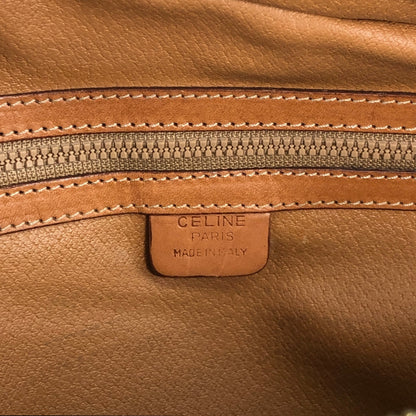 CELINE Macadam Blason Handbag Brown Vintage sw7bj6