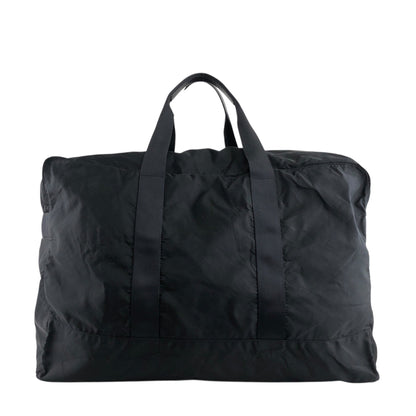PRADA Tessuto Triangle Logo Boston bag Black Vintage ukxscf