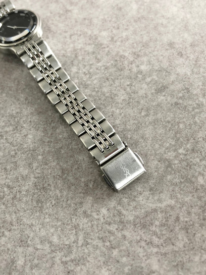 Yves Saint Laurent YSL Logo Watch Silver 5421-H17785 Vintage wivr8g