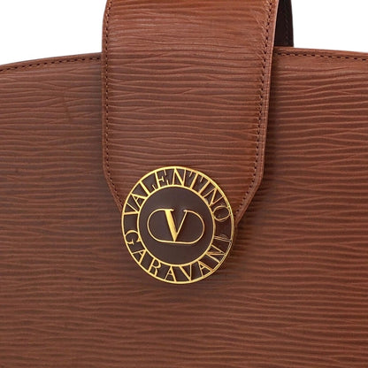 VALENTINO GARAVANI Logo Shoulder bag Brown Vintage 3vzxyh