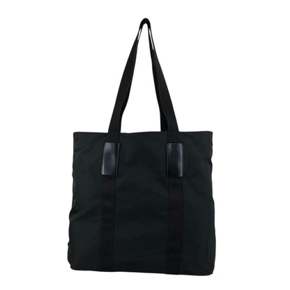 PRADA Tessuto Triangle Logo Totebag Black Vintage fdttdc