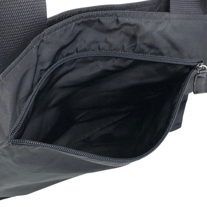 PRADA Tessuto Triangle Logo Totebag Black Vintage bub65u