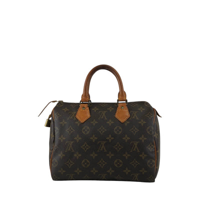 LOUIS VUITTON Monogram Small Boston bag Handbag Brown M41528 Vintage ddzcpj