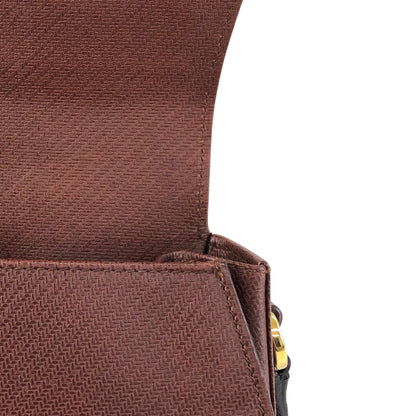 Salvatore Ferragamo Lock Shoulder bag Bordeaux Vintage 6kbanu