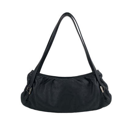 LOEWE Anagram Shoulder bag Black Vintage u7nfzt