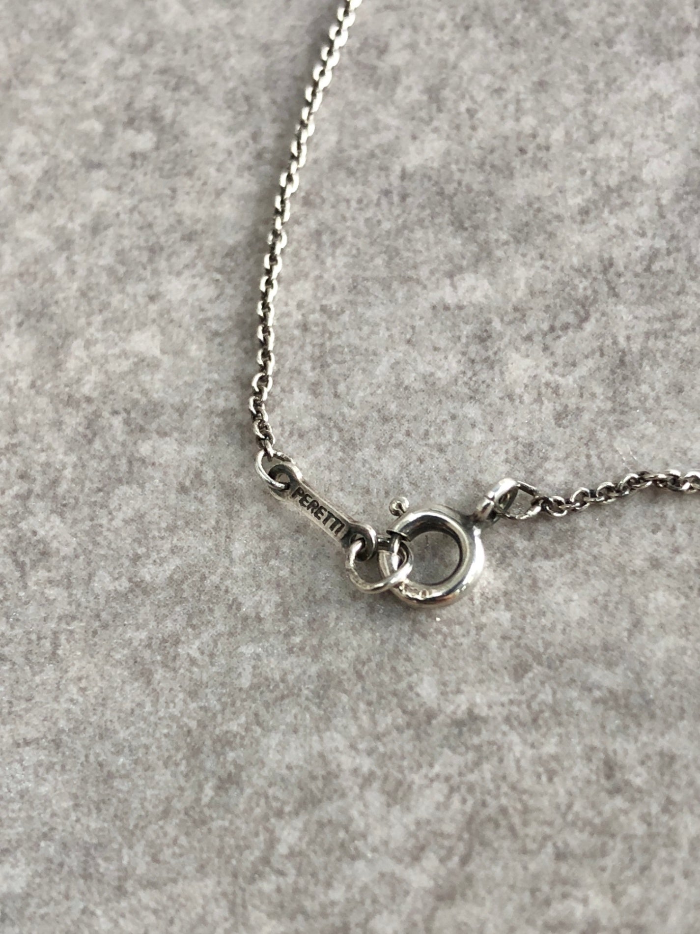 Tiffany & Co. SILVER925 Cross Necklace Silver Vintage 2x6dcs