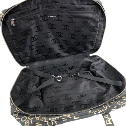 CHANEL Handbag By the Sea Black Vintage awvf6u