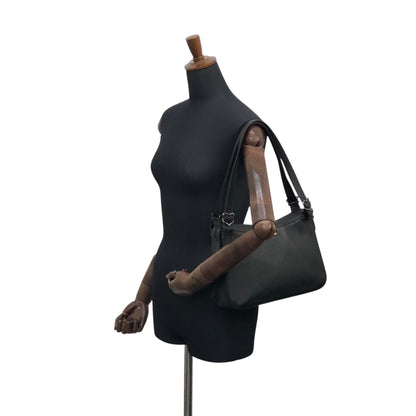 Yves Saint Laurent Logo Shoulder bag Black Vintage 2mp2vx