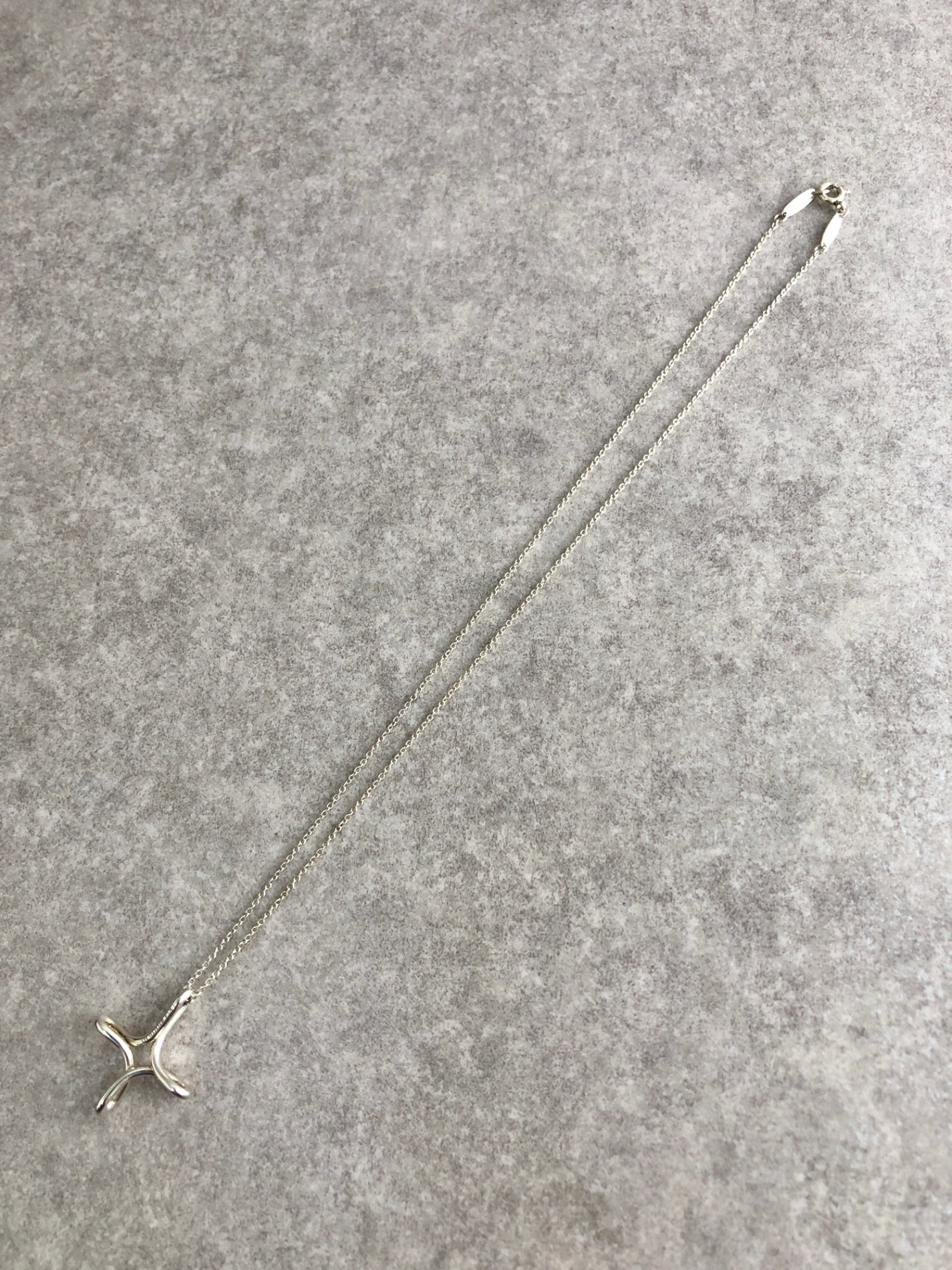 Tiffany & Co. Cross Necklace Silver Vintage 3xxk24