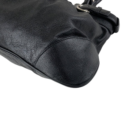 Salvatore Ferragamo Gancini Handbag Black Vintage 5aexwa