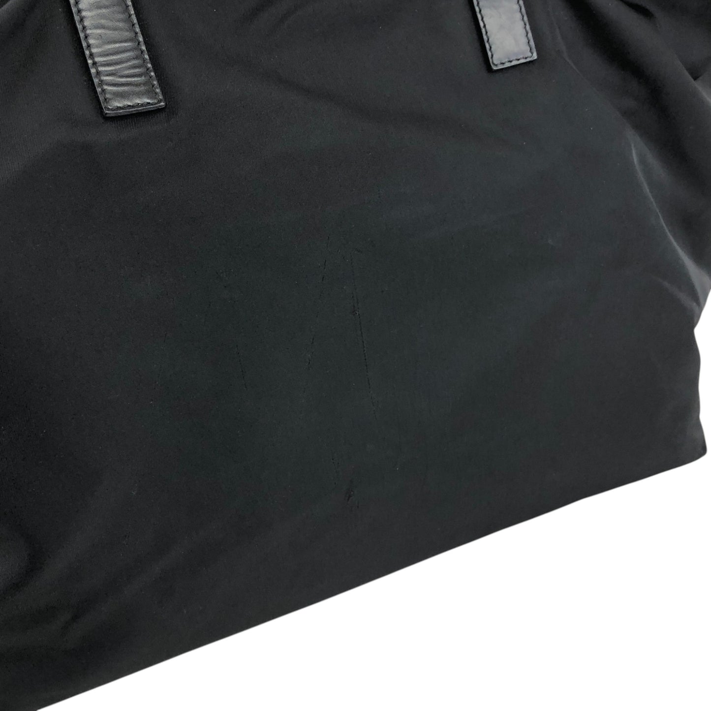 PRADA Tessuto Triangle Logo Totebag Black Vintage mbeuzk