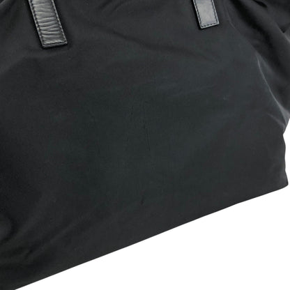 PRADA Tessuto Triangle Logo Totebag Black Vintage mbeuzk