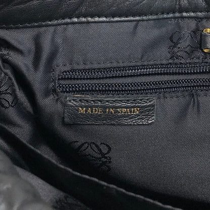 LOEWE Anagram Shoulder bag Black Vintage cdbjnf
