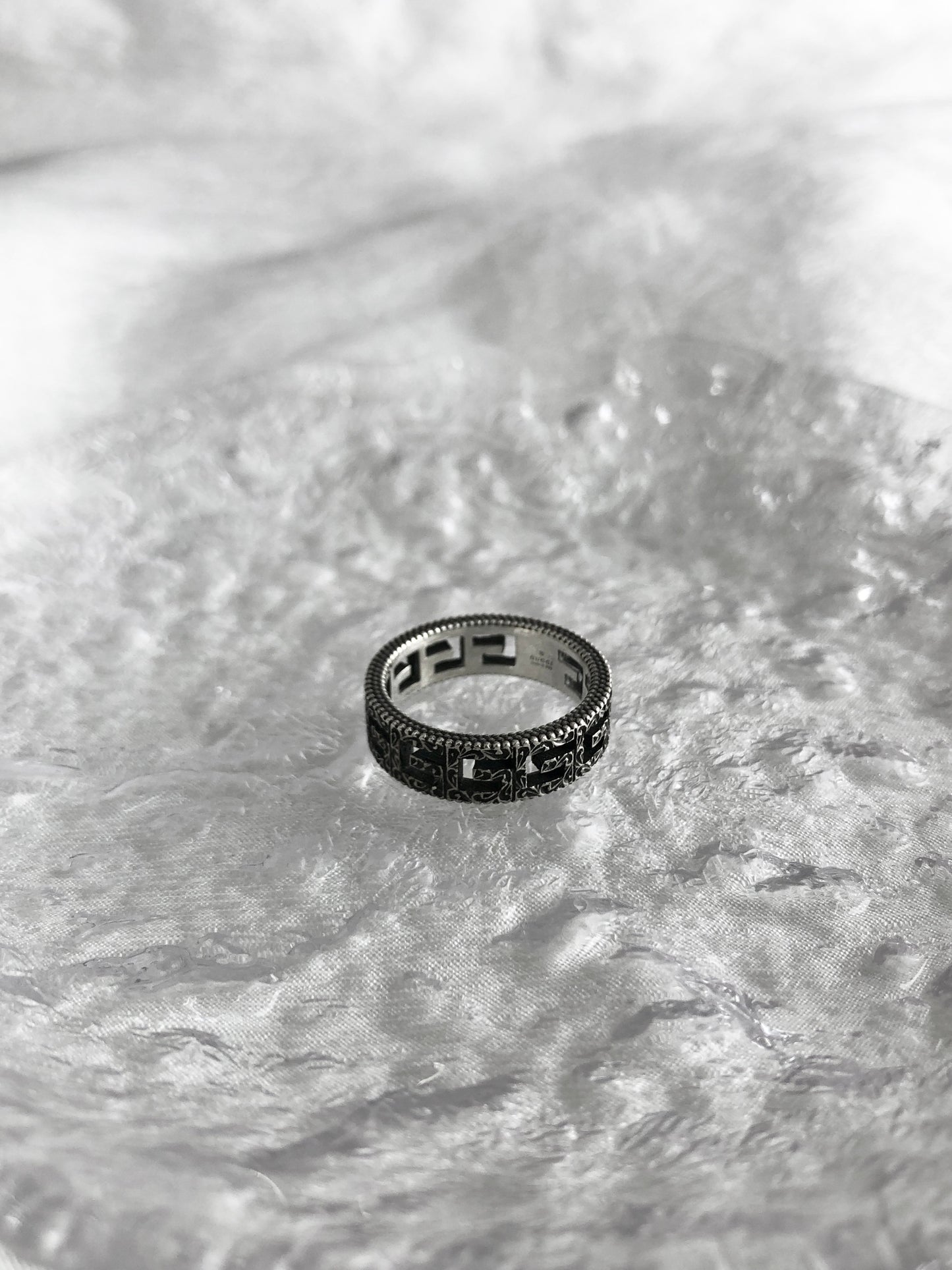 GUCCI SILVER925 Ring Silver Vintage sw4x8d
