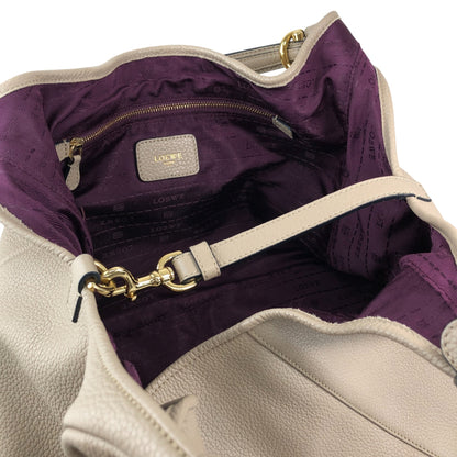 LOEWE Handbag Hobobag Beige Vintage cc6kmu