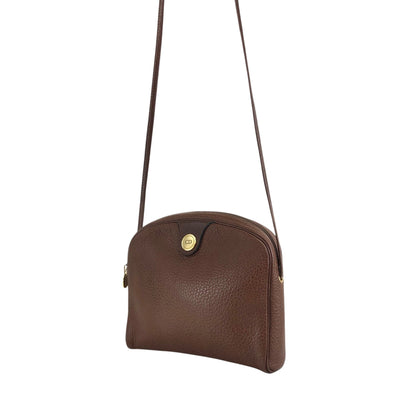 Christian Dior CD Logo Small Shoulder bag Brown Vintage 5tbhx8