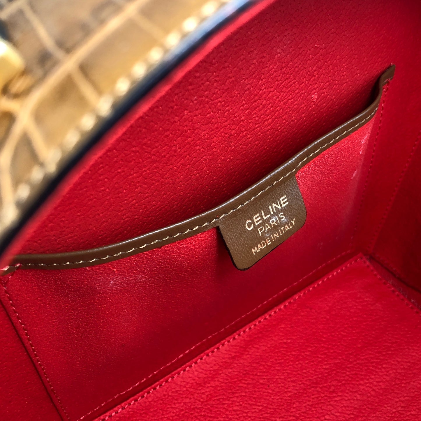 CELINE Handbag Brown Vintage wnfv7n