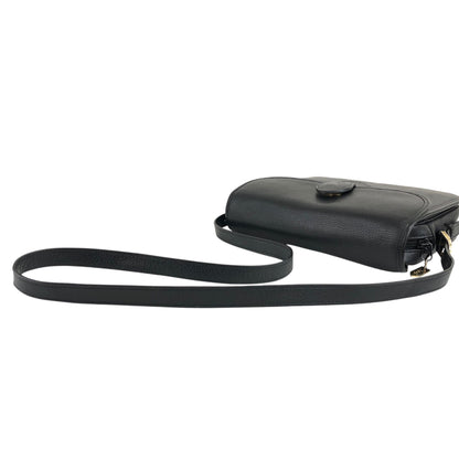 Yves Saint Laurent YSL Logo Shoulder bag Black Vintage 2c23th