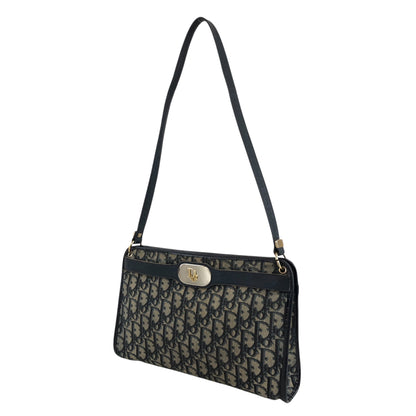 Christian Dior Trotter Logo 單肩包 海軍藍 復古 thm6uu