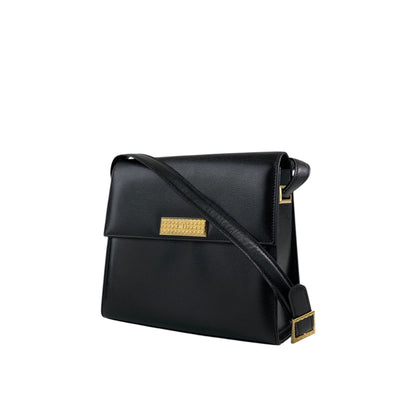 Christian Dior CD Logo Shoulder bag Black Vintage 28ek6f