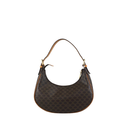 CELINE Macadam Shoulder bag Hobobag Brown Vintage w5cp57