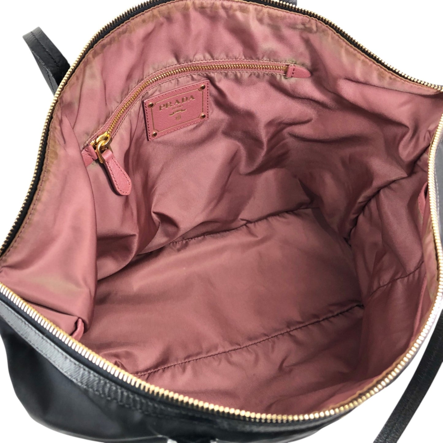 PRADA Logo Totebag Black Vintage dvcviv