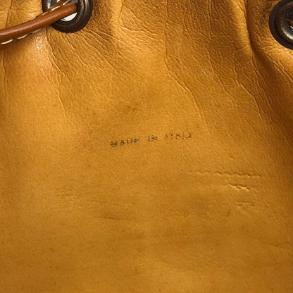 CELINE Macadam Blason Drawstring Small Shoulder bag Brown Vintage 6z2wx2