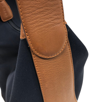 LOEWE Anagram Shoulder bag Navy×Brown Vintage 2ru4te