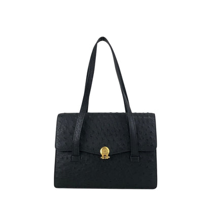 Christian Dior Handbag Black Vintage 4keybj